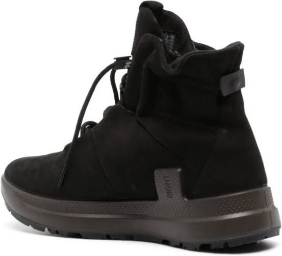 ECCO Solice drawstring suede boots Black