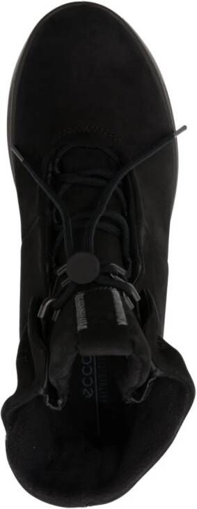 ECCO Solice drawstring suede boots Black