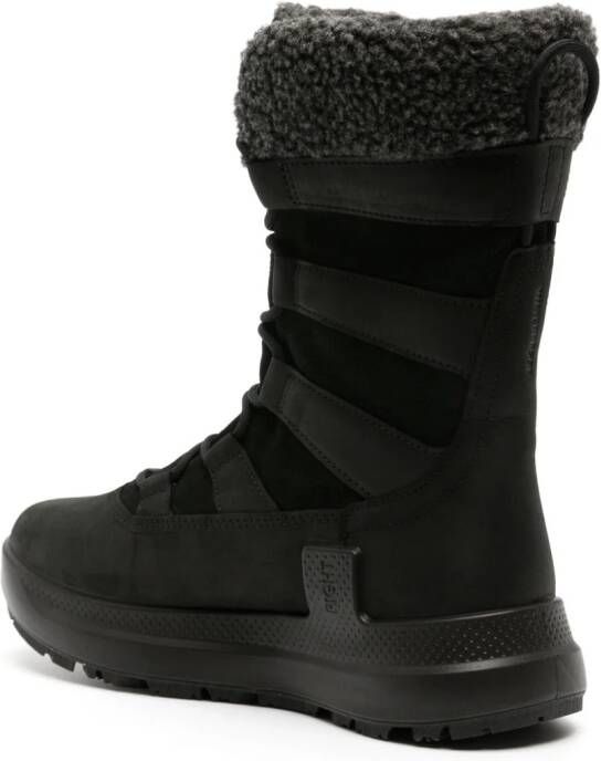 ECCO Solice insulated leather boots Black