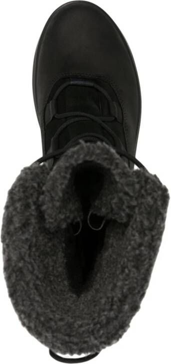 ECCO Solice insulated leather boots Black
