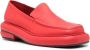 Eckhaus Latta 50mm square-toe leather loafers Red - Thumbnail 2