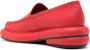 Eckhaus Latta 50mm square-toe leather loafers Red - Thumbnail 3