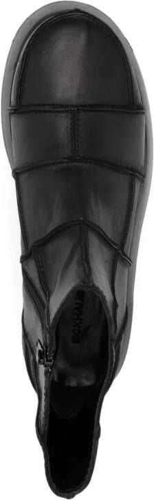 Eckhaus Latta 60mm patchwork ankle boots Black