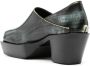 Eckhaus Latta 60mm square-toe leather clogs Black - Thumbnail 3