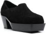 Eckhaus Latta 65mm Cowboy leather clogs Black - Thumbnail 2