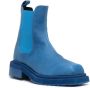 Eckhaus Latta Mike 50mm square-top ankle boots Blue - Thumbnail 2