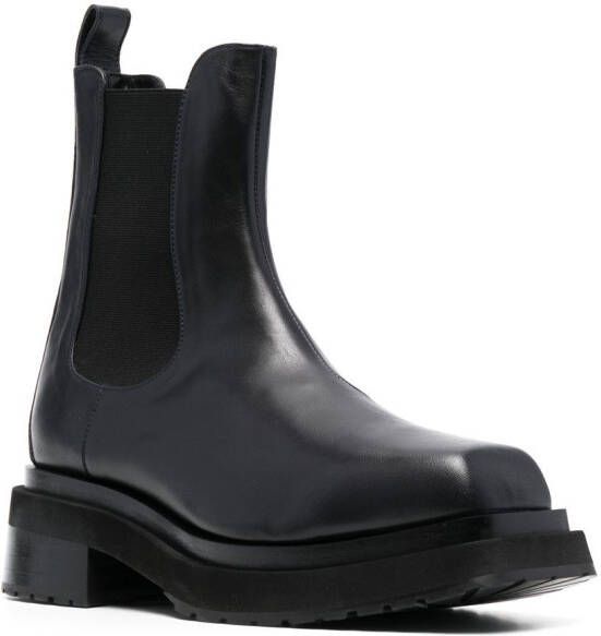 Eckhaus Latta Mike elasticated side-panel boots Black