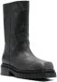 Eckhaus Latta square-toe 70mm leather boots Black - Thumbnail 2