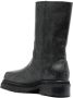 Eckhaus Latta square-toe 70mm leather boots Black - Thumbnail 3