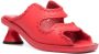 Eckhaus Latta Toadstool 65mm leather sandals Red - Thumbnail 2