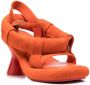 Eckhaus Latta Tube 115mm open-toe sandals Orange - Thumbnail 2