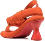 Eckhaus Latta Tube 115mm open-toe sandals Orange - Thumbnail 3