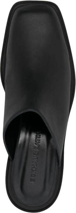 Eckhaus Latta Zoe 55mm leather clogs Black