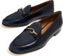 Edhen Milano almond-toe leather loafers Blue - Thumbnail 4