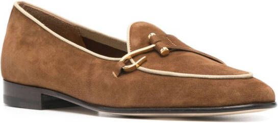 Edhen Milano Comporta suede loafers Brown