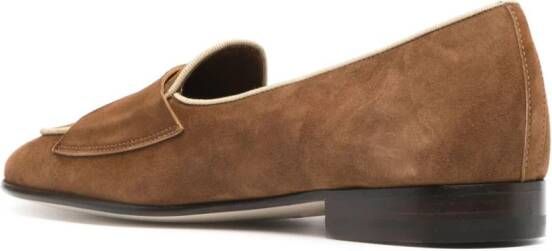 Edhen Milano Comporta suede loafers Brown