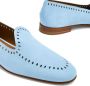 Edhen Milano cut-out suede loafers Blue - Thumbnail 2