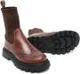 Eleventy Kids sock-style ankle boots Brown - Thumbnail 2