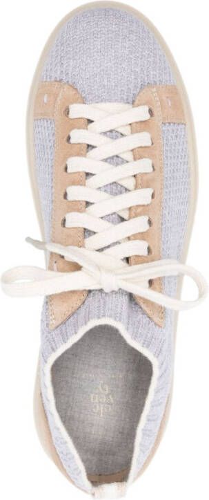 Eleventy knitted-upper sneakers Grey