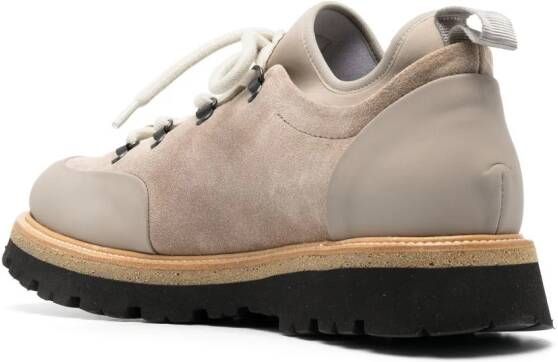 Eleventy suede and rubber sneakers Neutrals