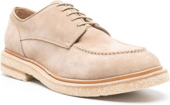 Eleventy suede boat shoes Neutrals