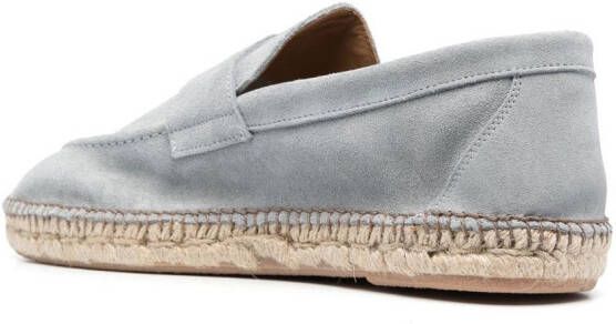 Eleventy suede penny espadrilles Blue