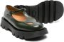 Eli1957 cut-out chunky leather loafers Green - Thumbnail 2