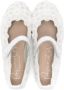Eli1957 floral-appliqué ballerina shoes White - Thumbnail 3