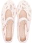 Eli1957 floral-appliqué mesh ballerina shoes Pink - Thumbnail 3