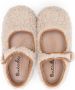 Eli1957 press-stud faux-fur ballerina shoes Neutrals - Thumbnail 3