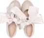 Eli1957 ribbon-detailed leather ballerina shoes Grey - Thumbnail 3