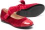 ELIE SAAB JUNIOR touch-strap leather ballerina shoes Red - Thumbnail 2