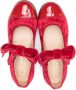 ELIE SAAB JUNIOR touch-strap leather ballerina shoes Red - Thumbnail 3