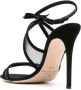 Elisabetta Franchi 105mm mesh-panels suede sandals Black - Thumbnail 3