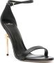 Elisabetta Franchi 115mm logo-heel leather sandals Black - Thumbnail 2