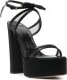 Elisabetta Franchi 140mm mesh-panels platform sandals Black - Thumbnail 2