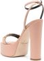 Elisabetta Franchi 145mm platform leather sandals Pink - Thumbnail 3