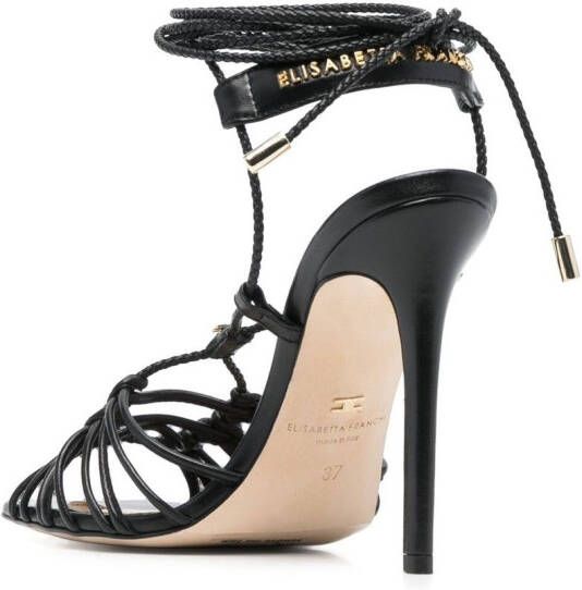 Elisabetta Franchi chain-detail open-toe sandals Black