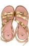 Elisabetta Franchi La Mia Bambina bow-details metallic sandals Gold - Thumbnail 3