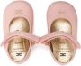 Elisabetta Franchi La Mia Bambina logo-embroidered leather crib shoes Pink - Thumbnail 3