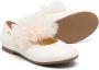 Elisabetta Franchi La Mia Bambina tulle-appliqué ballerina shoes White - Thumbnail 2