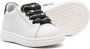 Elisabetta Franchi La Mia Bambina zip-up leather sneakers White - Thumbnail 2