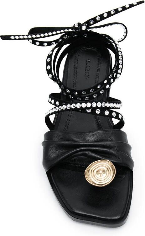 Ellery Lepore stud embellished sandals Black