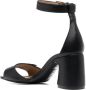 Emporio Armani ankle-buckle leather sandals Black - Thumbnail 3