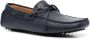 Emporio Armani bow-detail leather loafers Blue - Thumbnail 2