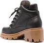 Emporio Armani Chalet Collection 65mm hiking boots Brown - Thumbnail 3