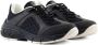 Emporio Armani chevron-quilted lace-up sneakers Black - Thumbnail 2