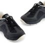 Emporio Armani chevron-quilted lace-up sneakers Black - Thumbnail 4