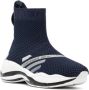 Emporio Armani chunky slip-on sneakers Blue - Thumbnail 2