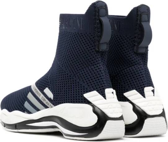 Emporio Armani chunky slip-on sneakers Blue